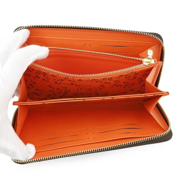 LOUIS VUITTON Zippy Wallet Transformed Monogram/Catogram Orange M63875 - Picture 4 of 10